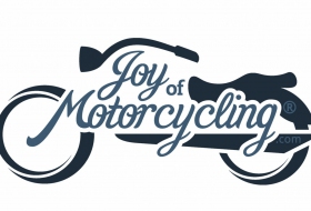 Joy of Motorcycling Logo L01 - Blue-on-Blue - Solid